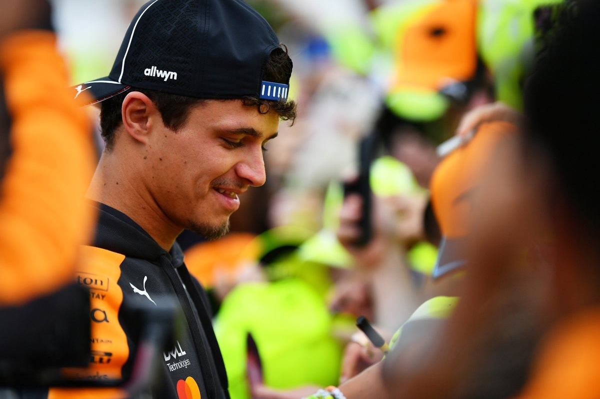 Lando Norris reflects on childhood dream during Goodwood Festival of Speed balcony celebration