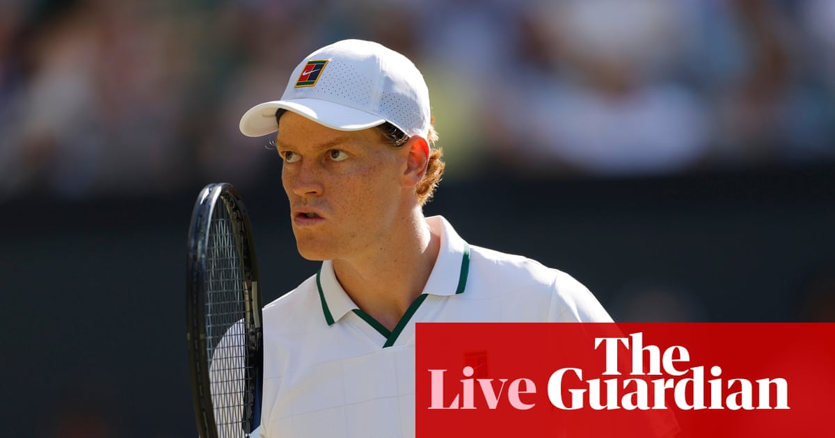 Jannik Sinner v Alexander Zverev: Wimbledon men’s singles final – live | Wimbledon 2026