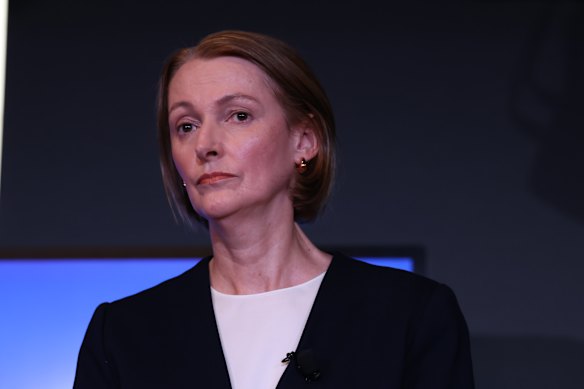 Telstra CEO Vicki Brady faced the media on Friday after returning from annual leave to deal with the outage.