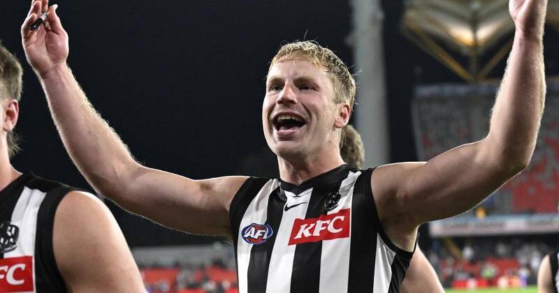 Collingwood defender Billy Frampton is free to play after being cleared of a rough conduct charge. Photo: Dave Hunt/AAP PHOTOS