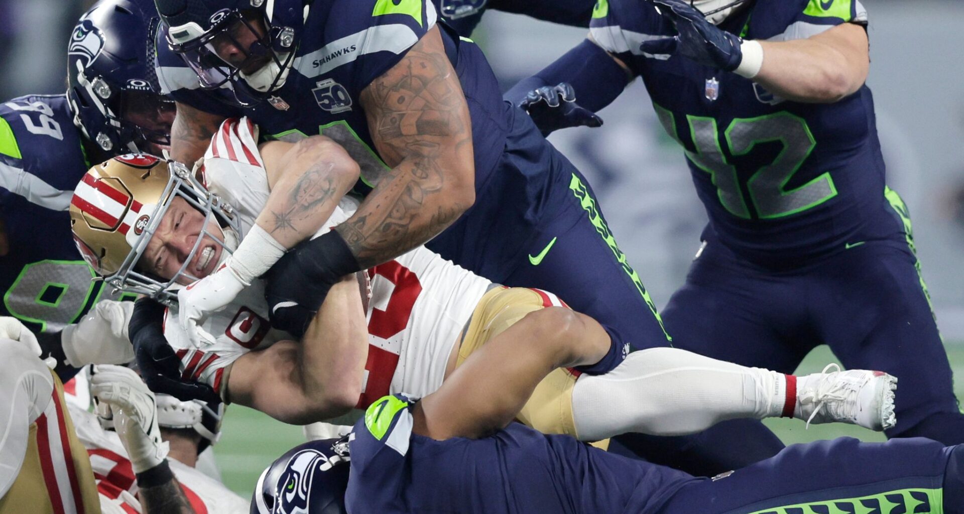 Bijan Robinson of the Falcons is voted as the top running back in the NFL by an AP panel