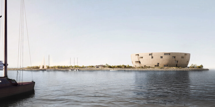 Herzog & de Meuron Unveils New Images of Lusail Museum on Qatar's Al Maha Island - Image 3 of 7