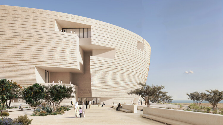 Herzog & de Meuron Unveils New Images of Lusail Museum on Qatar's Al Maha Island - Image 4 of 7