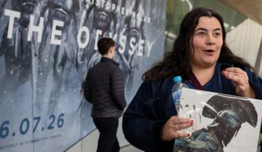 One fan flew from New York to watch The Odyssey and ‘it’s so worth it’