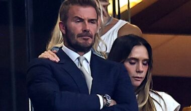 Victoria Beckham changes tack during England loss after unbothered viral moment