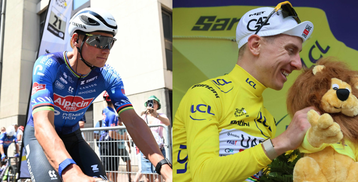 Van der Poel and Pogačar's HRV and RHR at the Tour de France