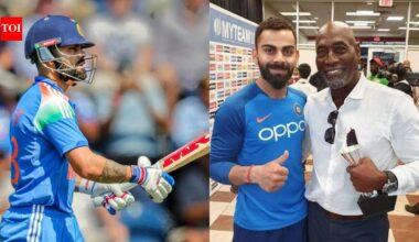 IND vs ENG 2nd ODI: Virat Kohli equals Viv Richards with another ODI half-century against England | Cricket News