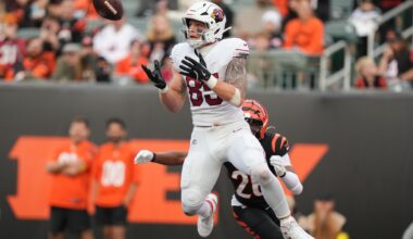 Trey McBride is voted the NFL’s top tight end by an AP panel