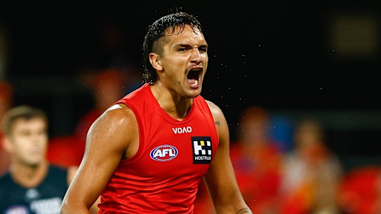 Gold Coast Suns coach Damien Hardwick said Jamarra Ugle-Hagan and Mac Andrew acted inappropriately.