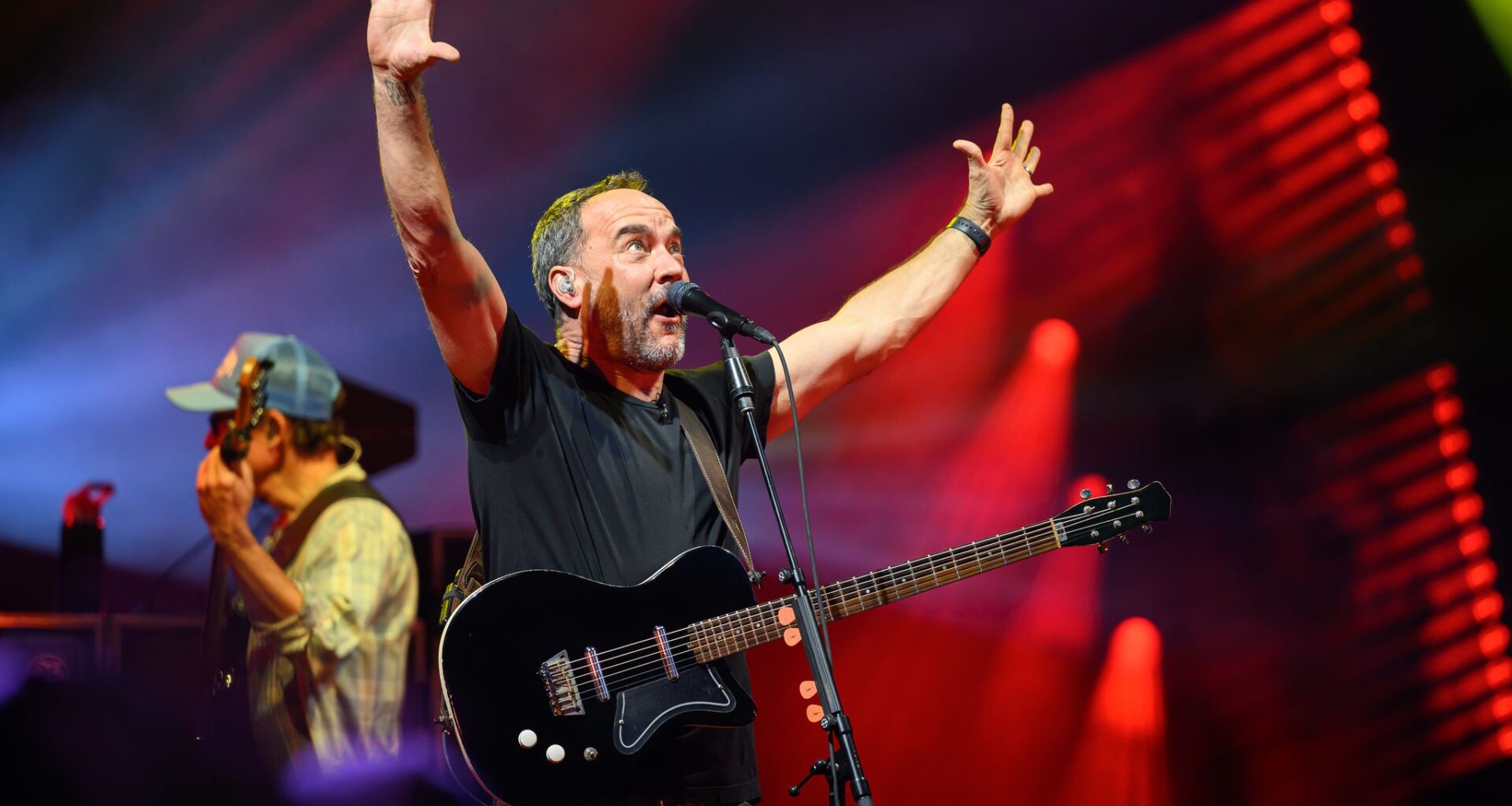 Dave Matthews performs at Saratoga Performing Arts Center in Saratoga Springs on Friday, the Dave Matthews Band’s 50th show at the venue. Matthews' first headline show at the iconic amphitheater was 30 years ago, in 1996.