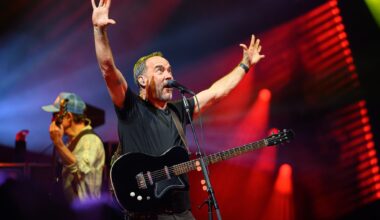 Dave Matthews performs at Saratoga Performing Arts Center in Saratoga Springs on Friday, the Dave Matthews Band’s 50th show at the venue. Matthews' first headline show at the iconic amphitheater was 30 years ago, in 1996.