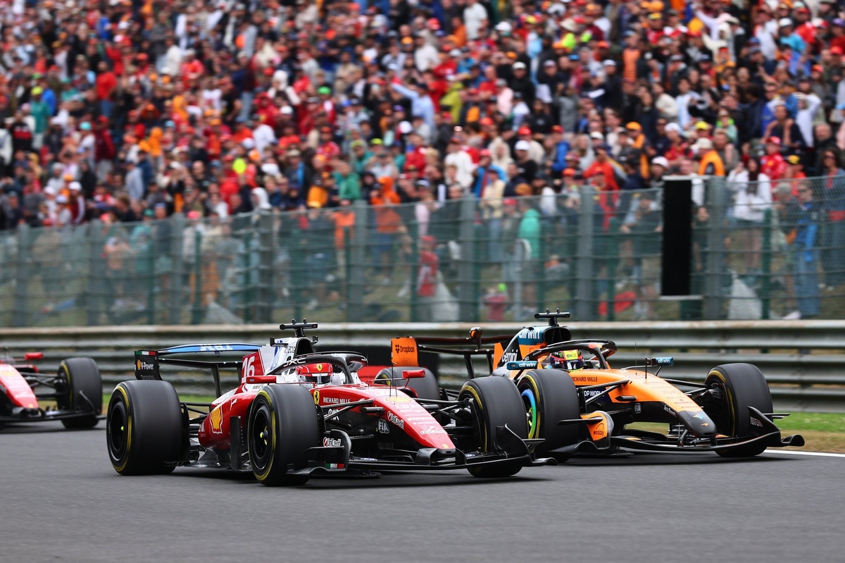 Why Charles Leclerc wasn’t penalised for clash with Oscar Piastri in Belgian GP