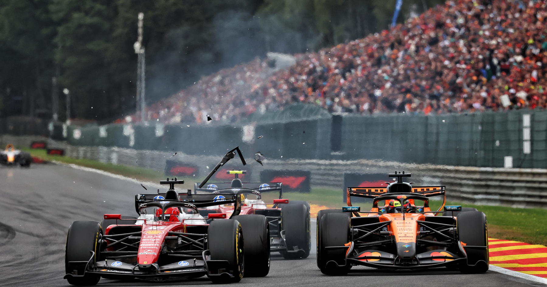Oscar Piastri raises concern after huge Charles Leclerc near-miss