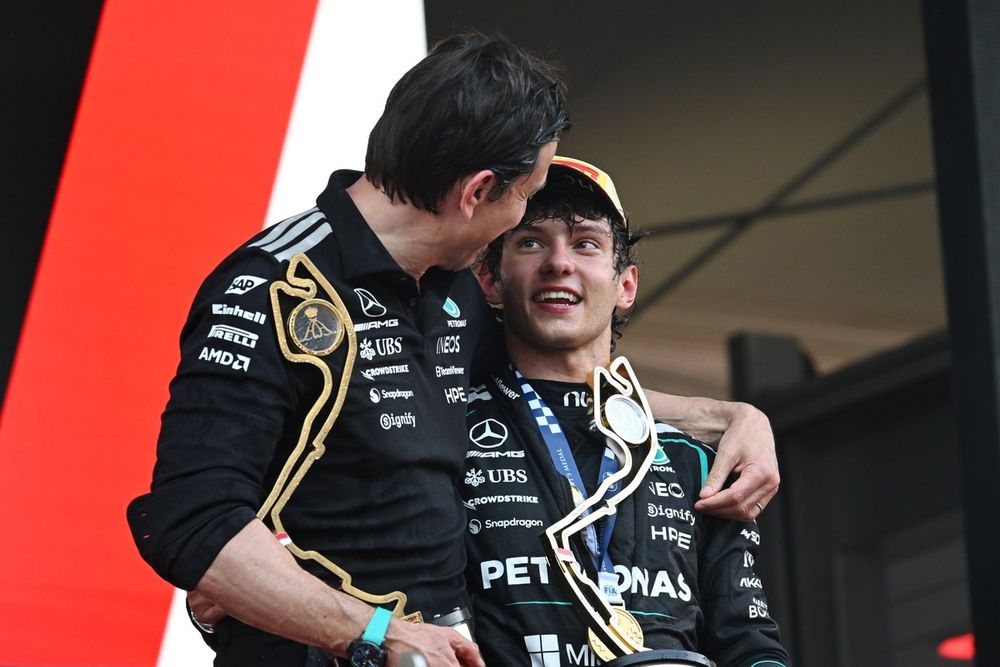 Andrea Kimi Antonelli, Mercedes, Toto Wolff, Mercedes