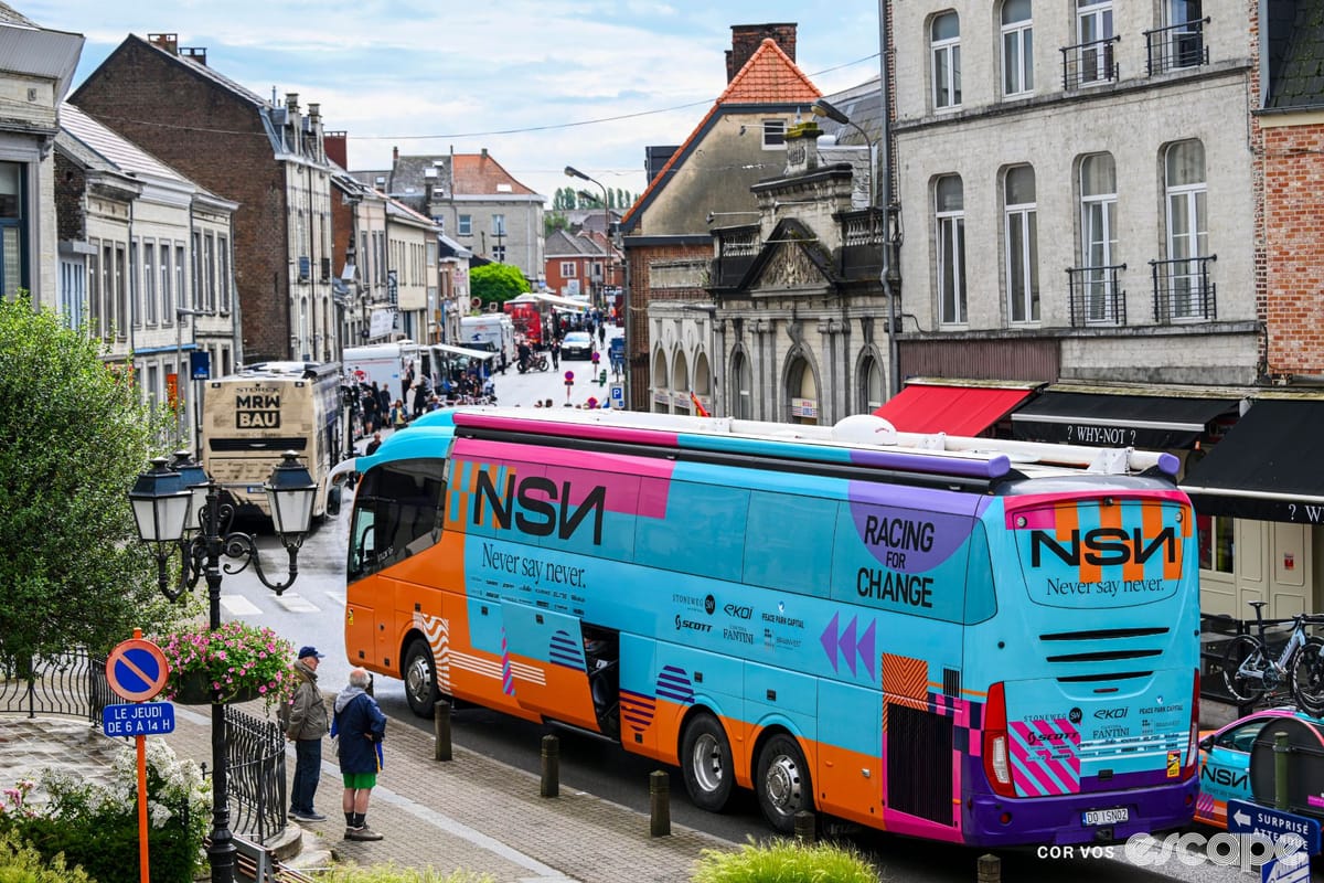 Eight riders, 15 vehicles, 50 chains, and an ice truck: The hidden logistics behind a Tour de France team