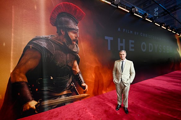 Christopher Nolan attends the film’s premiere in Mumbai.
