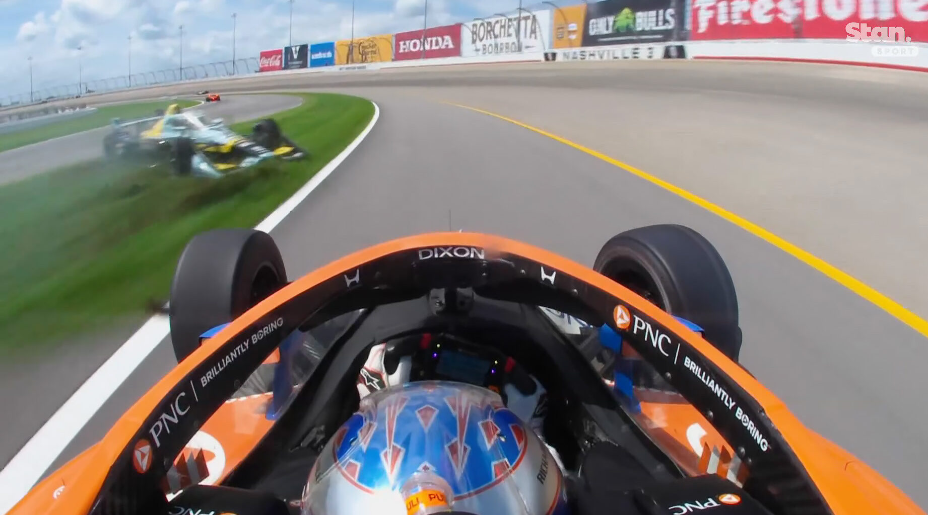 IndyCar news: Scott Dixon and Alexander Rossi explain Nashville crash