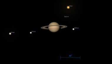 The Sky Today on Tuesday, July 21: Catch Titan near Saturn