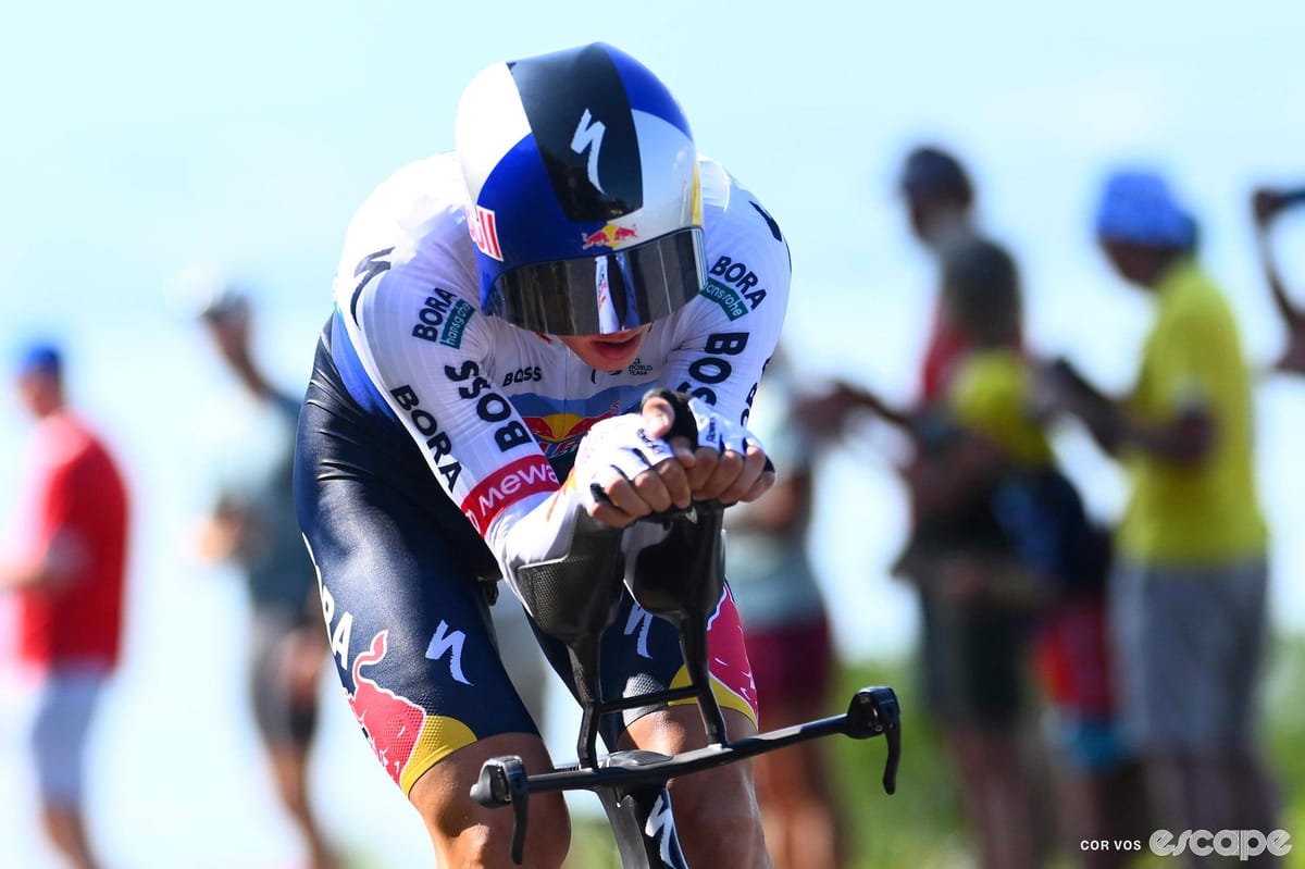 Lipowitz crashes out of the Tour during stage 16 time trial