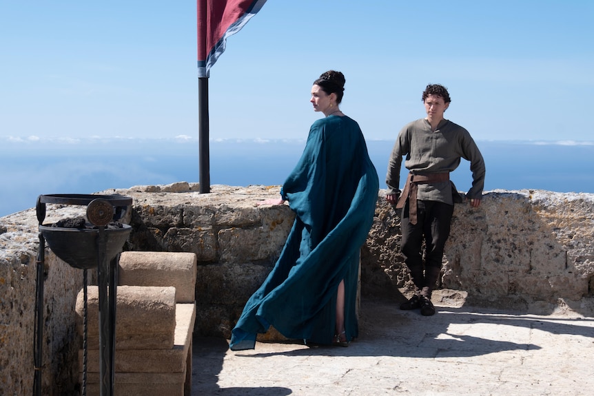 Actors in Greek costume