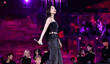 IU performs during her concert at the Seoul World Cup Stadium in Seoul, Sept. 20, 2024. Courtesy of EDAM Entertainment