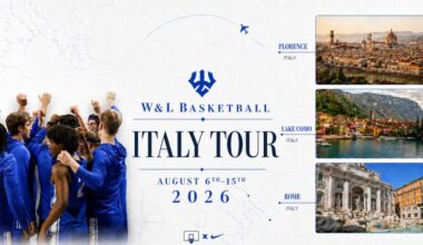 W&L Men's Basketball set for touring, three games in Italy