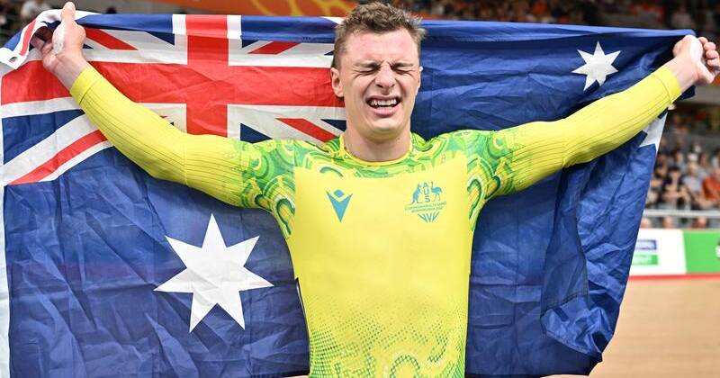 Matt Richardson was a proud Aussie after his 2022 Commonwealth wins but now he's riding for England. Photo: Will Palmer/AAP PHOTOS
