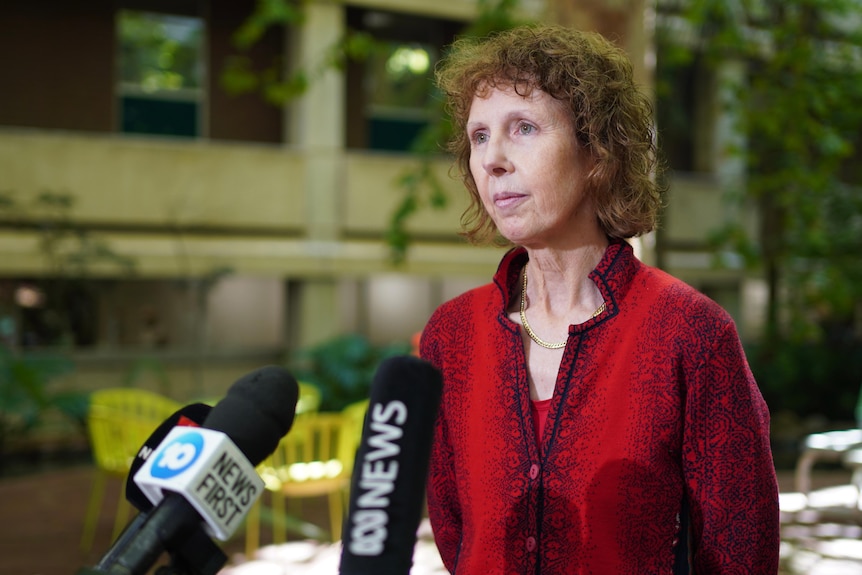 SA Health chief executive Robyn Lawrence at Flinders Medical Centre.