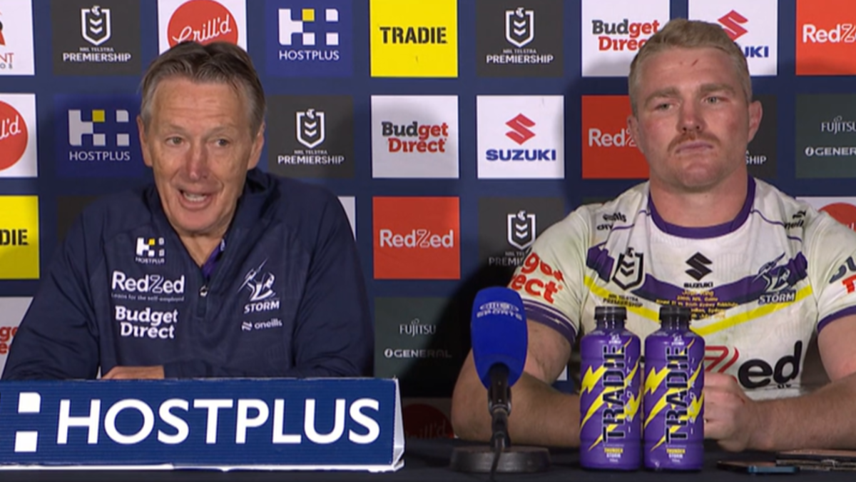 NRL news 2026: Melbourne Storm coach Craig Bellamy on finals chances after loss to South Sydney Rabbitohs | Press conference video