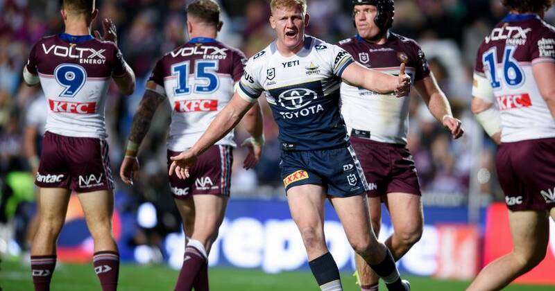 Griffin Neame is a big part of the Cowboys' forward pack but has been banned after a high tackle. Photo: Steven Markham/AAP PHOTOS