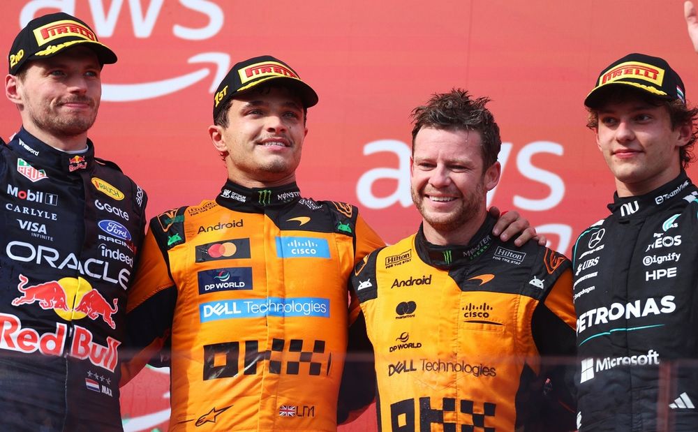 The final podium before F1's summer break - how much will change at next month's race at Zandvoort?