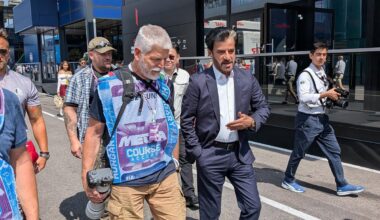 Czech Republic president attends Hungarian GP... as a photographer