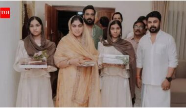 16 years after Cochin Haneefa's passing, family moves into dream home; Dileep, Harisree Ashokan attend housewarming ceremony | Malayalam Movie News