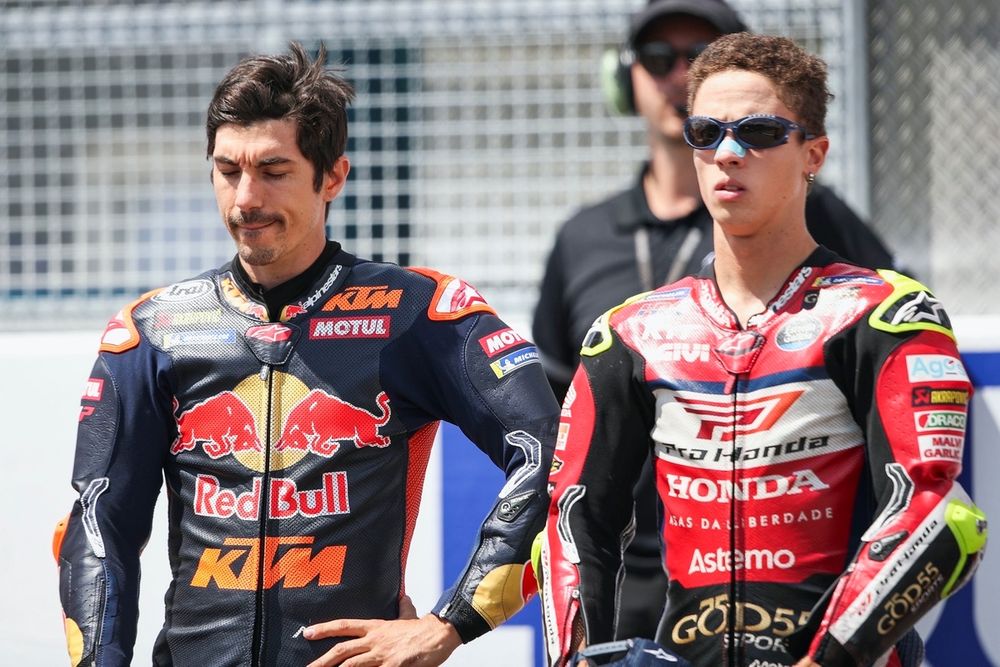 Maverick Vinales, Red Bull KTM Tech 3, Diogo Moreira, Team LCR Honda