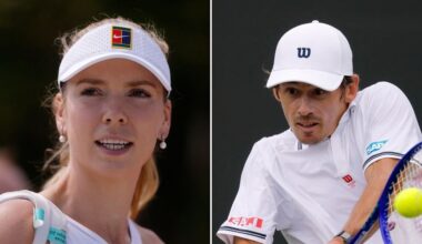 Katie Boulter jokes about divorcing Alex de Minaur just days after marrying tennis star