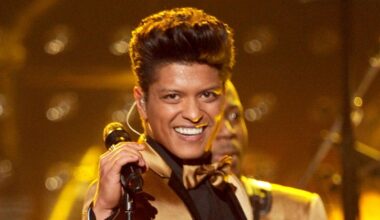 Bruno Mars Sees Several Of His Signature Hits Return To The Same Chart
