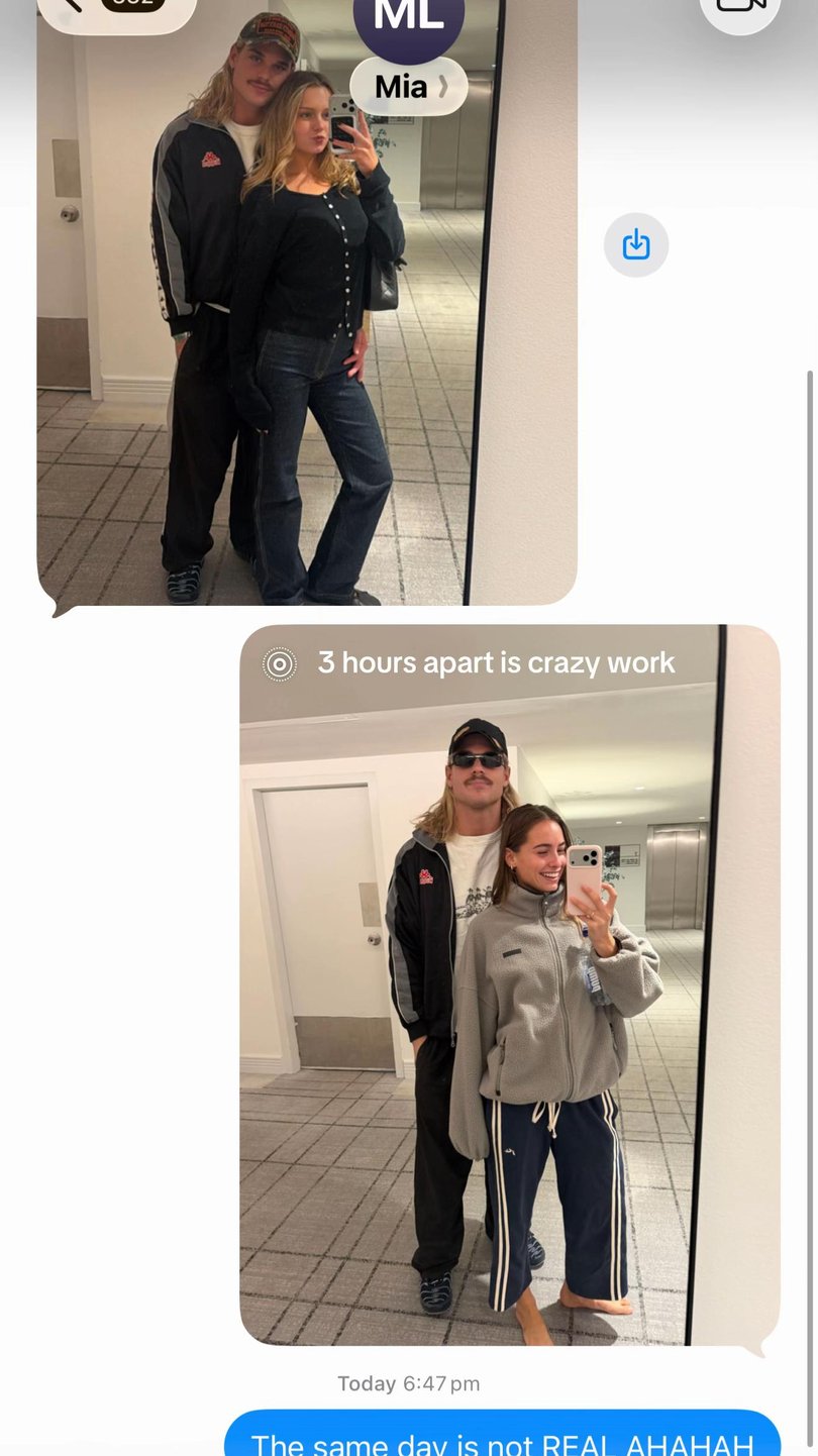 Bailey Smith seemingly caught out dating two women in one day