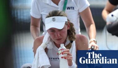 Alexandrova collapses on court during defeat as Memphis heat takes toll | Tennis