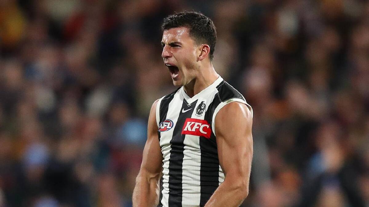 Oisin Mullin will have his hands full containing Collingwood superstar Nick Daicos. (Matt Turner/AAP PHOTOS)