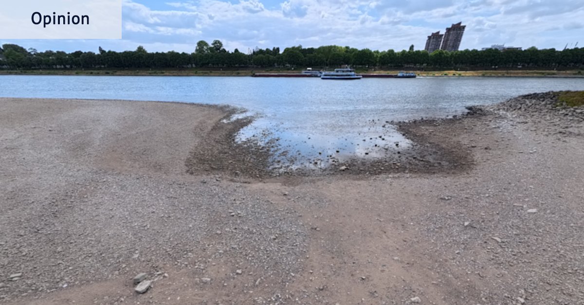 Climate change could spell disaster for industrial giants like Bosch, Daimler and BASF if the Rhine river dries out