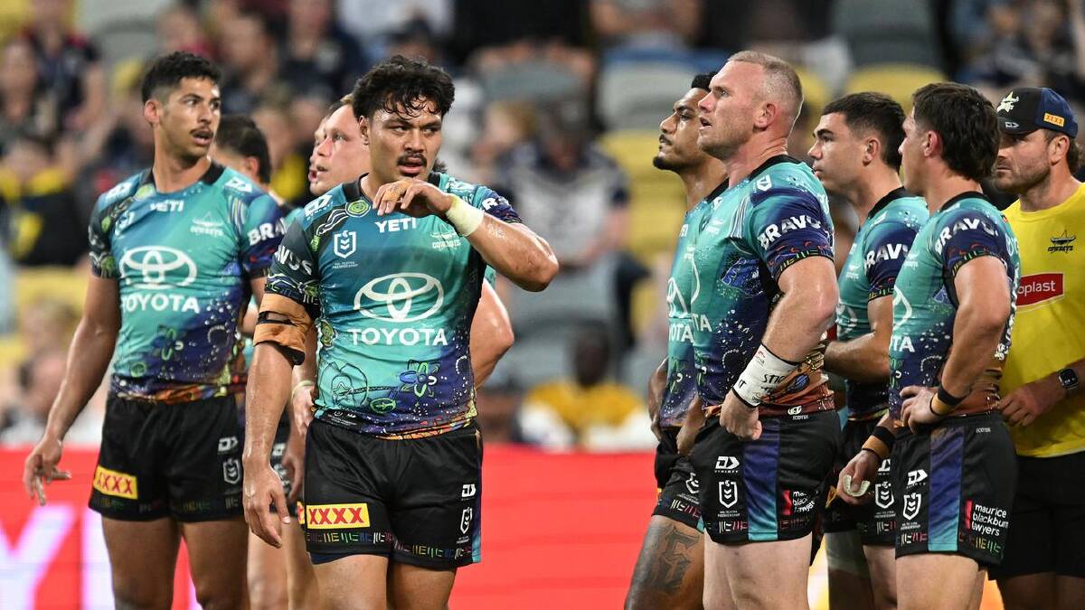 The Cowboys were reduced to onlookers in a NRL flogging in front of their own fans in Townsville. (PR IMAGE PHOTO)
