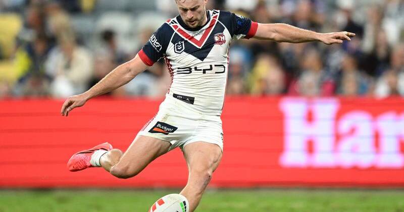 Sam Walker has starred for the Roosters in their 70-point thrashing of the Cowboys in Townsville. Photo: PR IMAGE PHOTO