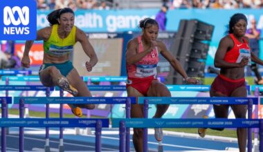Michelle Jenneke and Cameron McEntyre battle wind as Glasgow throws up all conditions