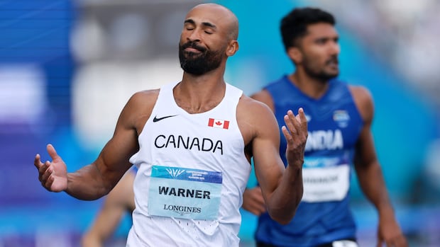 Canada's Damian Warner slides out of lead in decathlon, vows to 'keep fighting' at Commonwealth Games