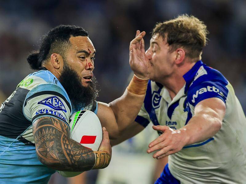 It's been a tough road for Cronulla's Siosifa Talakai, who plays his 150th NRL match this weekend. Photo: Mark Evans/AAP PHOTOS