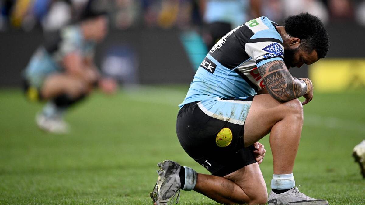 Siosifa Talakai gets emotional when he thinks about his winding NRL journey. (Dan Himbrechts/AAP PHOTOS)