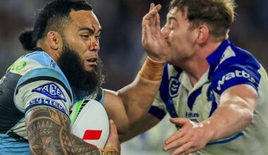 It's been a tough road for Cronulla's Siosifa Talakai, who plays his 150th NRL match this weekend. Photo: Mark Evans/AAP PHOTOS