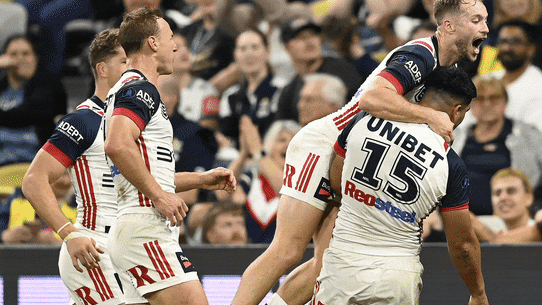 Photos from the Roosters’ first-half demolition of the Cowboys.