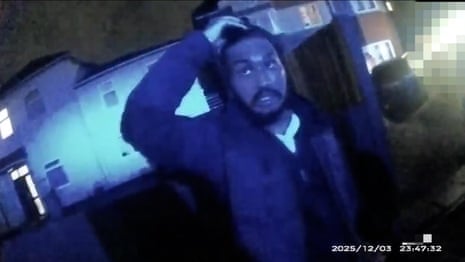 Bodycam footage shows Vickrum Digwa lying to police before his arrest – video