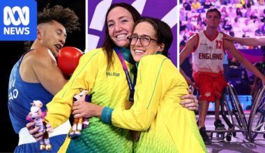 Commonwealth Games quick hits: Lane rope breaks and Englishman drops his lollies